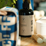 The Sundream and SIN-MIN Gift Set with coffee, lip balms, and body lotion