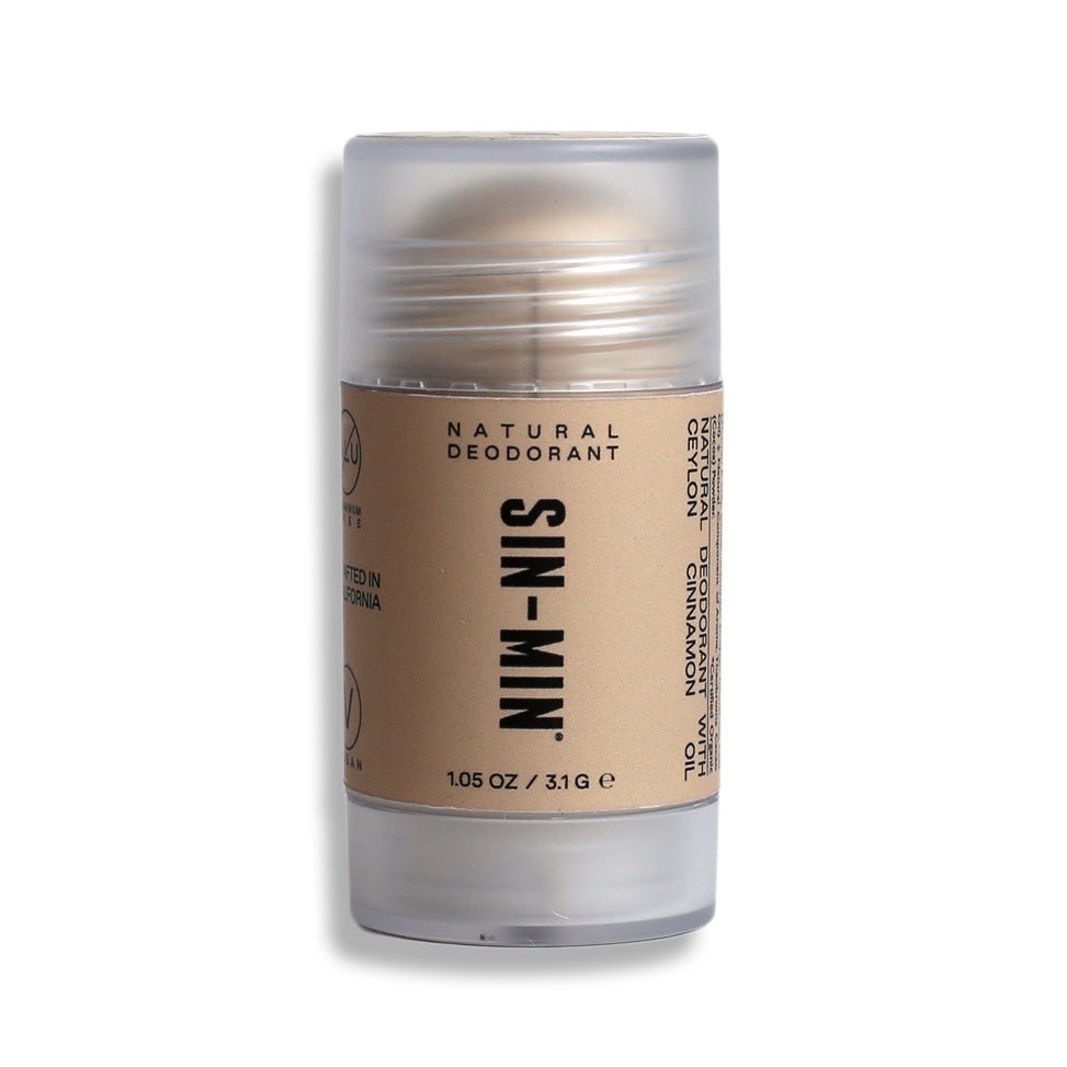 SIN-MIN Natural Deodorant Packaging Front
