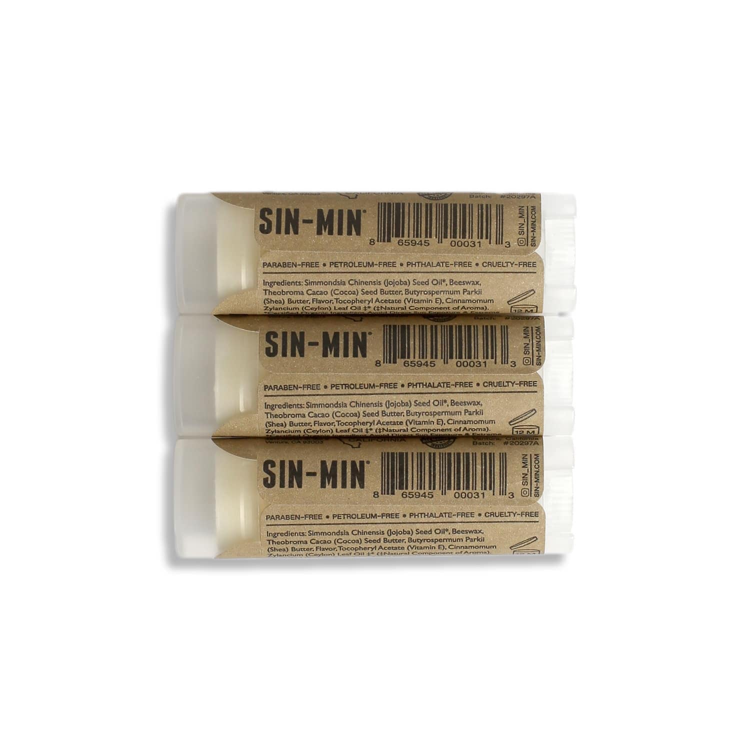3 Horchata Lip Balms
