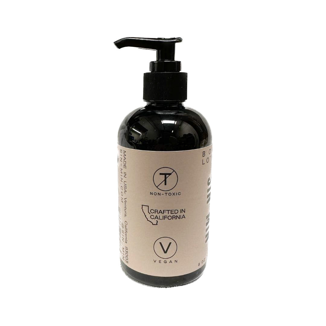 SIN-MIN Cinnamon & Vanilla Body Lotion Side View