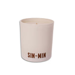 SIN-MIN Cocochata Candle Back View