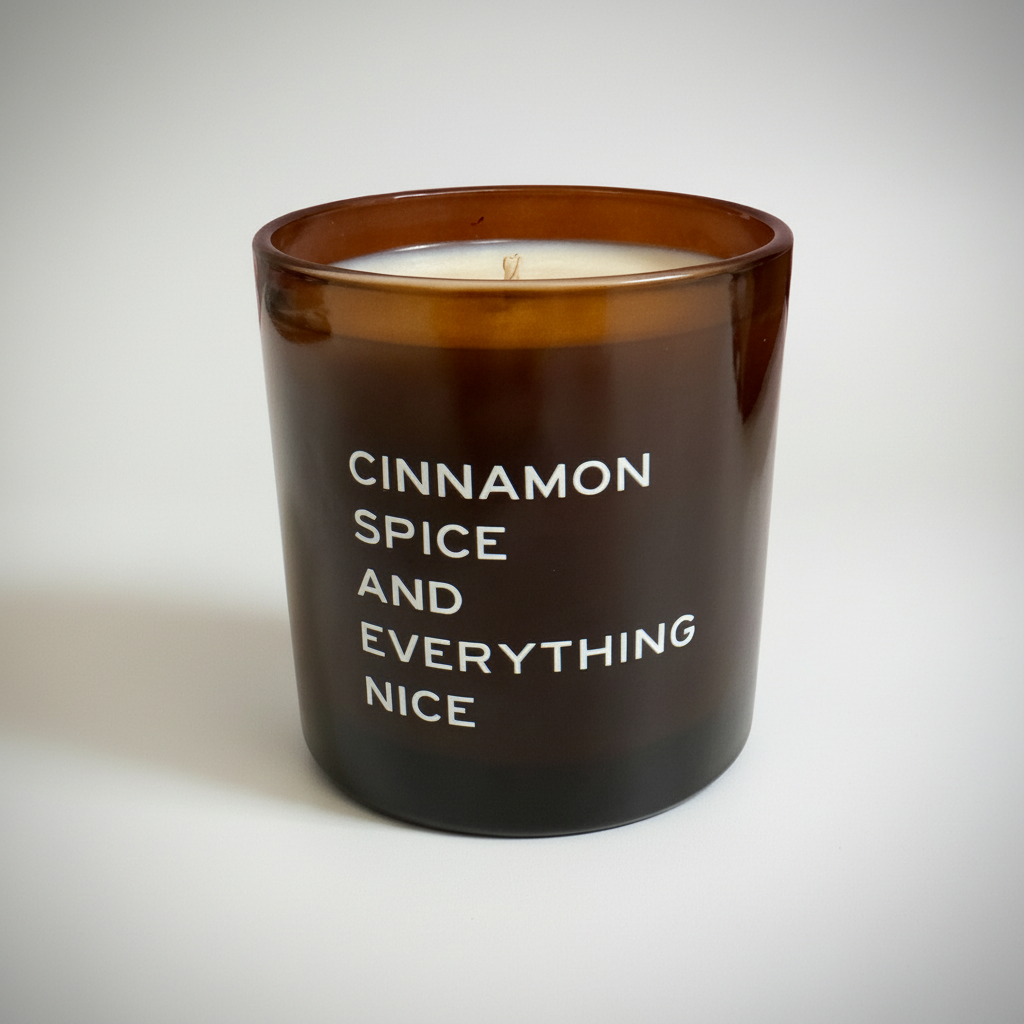 Cinnamon Spice Candle Front